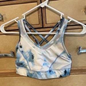 Lululemon water color sports bra